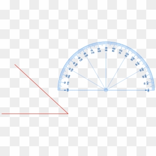 Place The Centre Of The Protractor Exactly On The Point - Protractor Postulate, HD Png Download