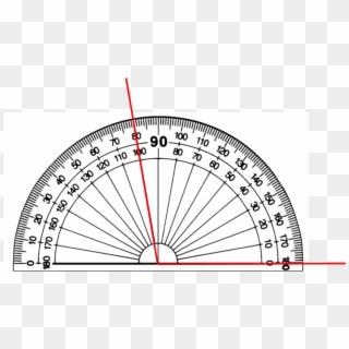 Select The Correct Angle - 72 Degrees On A Protractor, HD Png Download