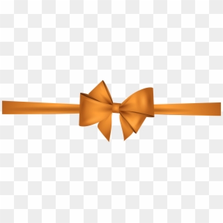 8000 X 2314 14 - Orange Bow Clipart, HD Png Download
