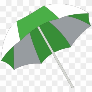 Green Beach Umbrella Clipart, HD Png Download