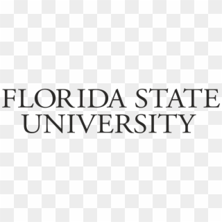 Open - Florida University Logo Black And White, HD Png Download
