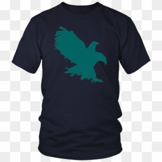 Bald Eagle Silhouette T-shirt, HD Png Download