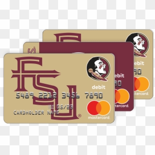 Florida State Seminoles Fancard Prepaid Mastercard - Graphic Design, HD Png Download