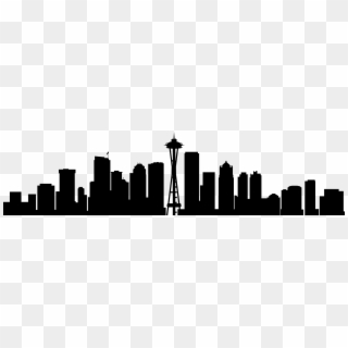 1988 X 489 7 - Seattle Skyline Silhouette, HD Png Download