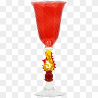 This Wonderful Piece Of Hand Made Art Glass Is A Ruby - Champagne Stemware, HD Png Download