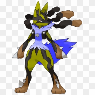 Pokemon - Lucario Shiny Mega Evolution, HD Png Download