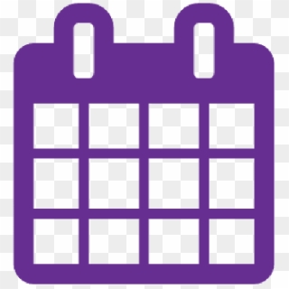 Calendar-icon Purple - Calendar Icon Red Png, Transparent Png