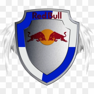 Red Bull Extras See Thru Effect Logo And Text By - Red Bull Shield, HD Png Download