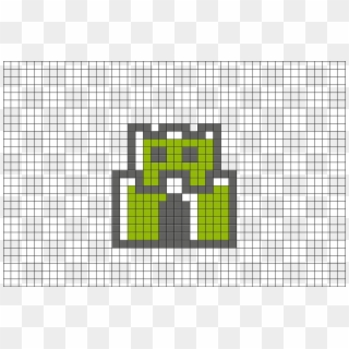 Mario Castle Pixel Art, HD Png Download