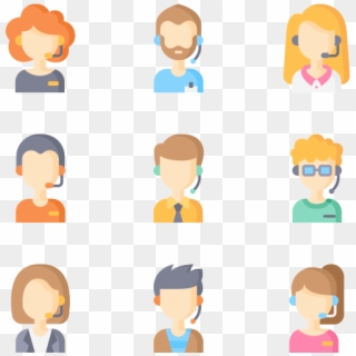 Call Center Avatars, HD Png Download
