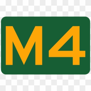 Aus Alphanumeric Route M4 - Sign, HD Png Download