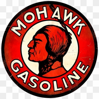 Vintage Mohawk Gasoline Sign, HD Png Download
