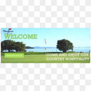Course Open, Carts Ok - Omokoroa Golf Club, HD Png Download