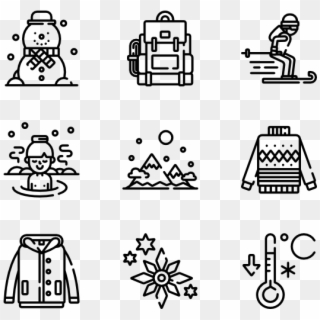 Winter - Castle Icons, HD Png Download