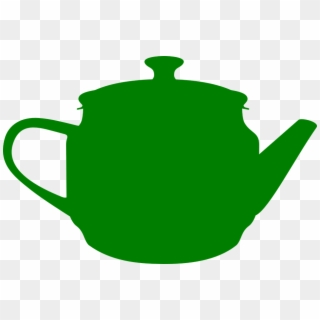 Tea Party Clipart Green Teapot - Green Teapot Clip Art, HD Png Download