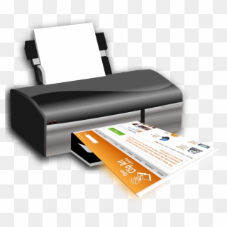 Printer Clipart Transparent - Printer Printing Png, Png Download