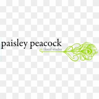 Paisley Peacock Floral Studio - Graphic Design, HD Png Download