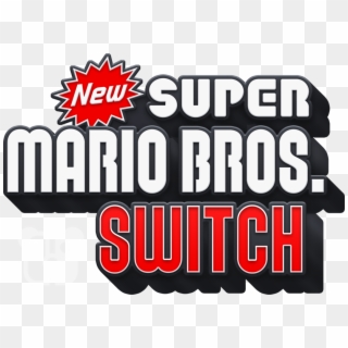 Switch Logo Png - New Super Mario Bros Wii, Transparent Png