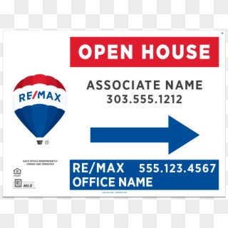 Remax Open House Signs - Graphic Design, HD Png Download