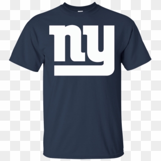 New York Giants Ny Giants Logo Football Men's T-shirt - New York Giants, HD Png Download