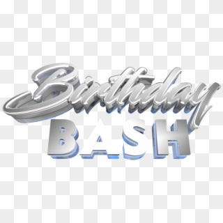 Birthday Bash 3d Text - Birthday Bash Png Logo, Transparent Png