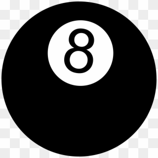 8 Ball - 8 Ball Icon Png, Transparent Png
