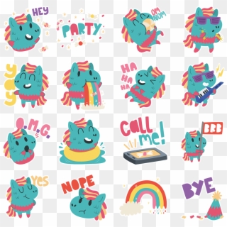 Pete The Party Piñata Coco App Sticker Set On Behance, HD Png Download