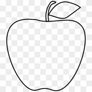 Download Teacher Apple Outline Png Colouring Pages Of An Apple Transparent Png 700x796 2776277 Pngfind