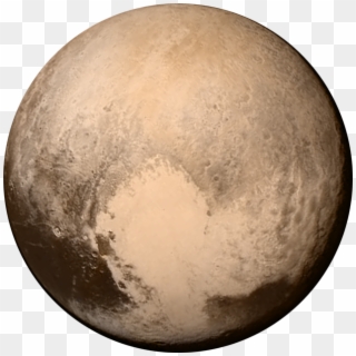 File - Pluto-transparent - Heart Pluto, HD Png Download