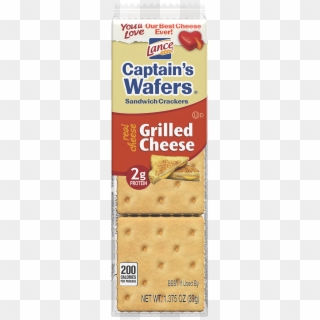 Lance Cracker Sandwiches Captain's Wafers Grilled Cheese - Graham Cracker, HD Png Download