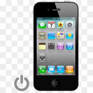 Iphone 4/4s Power Button - Medidas Del Iphone 4, HD Png Download
