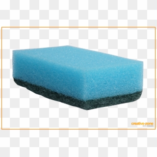 Blue Sponge - Sponge On Transparent Background, HD Png Download