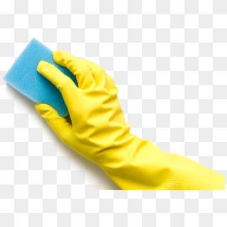 Hand With Sponge Png, Transparent Png