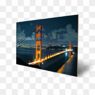 General Night Golden Gate Bridge - Golden Gate, HD Png Download