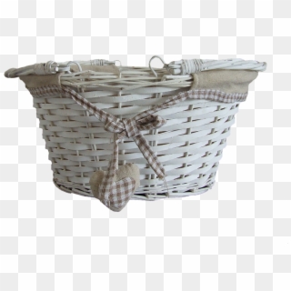 White, Wicker, Basket, Natural, Decoration, Wooden - Wicker, HD Png Download