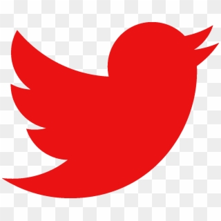 Twitter Logo Red &ndash Configuroweb - Logo Twitter Rouge Png, Transparent Png