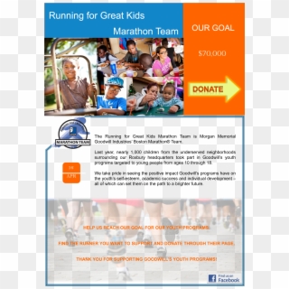 2012 Running For Great Kids Marathon Team, HD Png Download