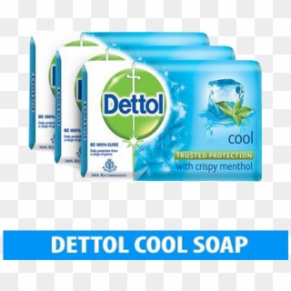 Dettol Bathing Soap - Dettol Soap Cool, HD Png Download