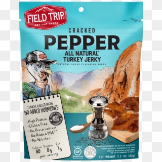 Field Trip Cracked Pepper Turkey Jerky - Coffee Substitute, HD Png Download