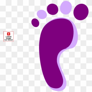 564 X 598 11 - Purple Baby Feet Clip Art, HD Png Download
