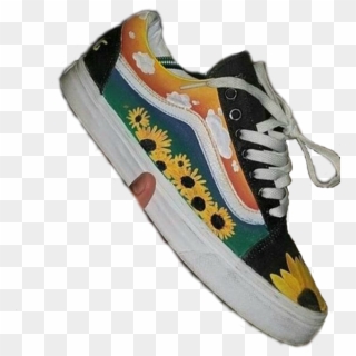 Vans Shoes Black Clothing Polyvore Moodboard Filler - Tyler The Creator Shoes Sunflower, HD Png Download
