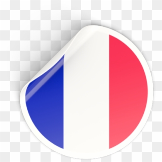 Oval French Flag, HD Png Download