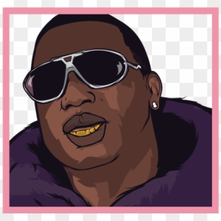 Gucci Mane Cartoon Art, HD Png Download