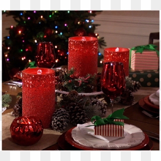 Glitter Beaded Aqua Flame - Christmas Lights, HD Png Download