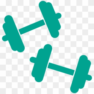 Dumbbells Clipart Group Fitness - Fitness Equipment Cliparts Png, Transparent Png