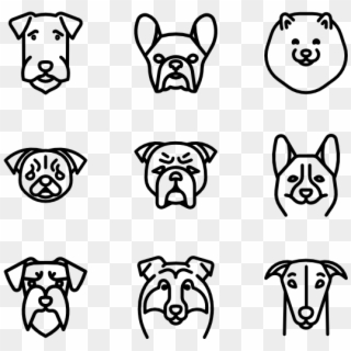 Dog Breeds Heads - Portable Network Graphics, HD Png Download