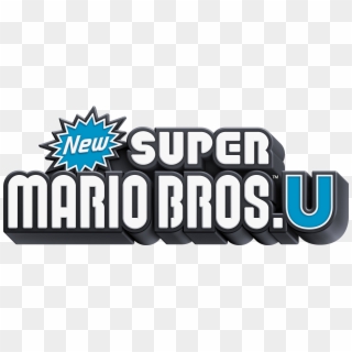 New Super Mario Bros U Logo Png, Transparent Png