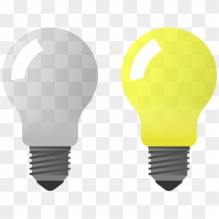 Bulb Clipart Lamp Pencil And In Color Bulb Clipart - Light Bulb On Off Png, Transparent Png