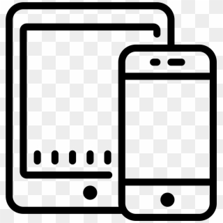 Smartphone Tablet Icon - Mobile And Tablet Icon, HD Png Download