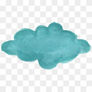 Clipart Clouds Watercolor - Suede, HD Png Download